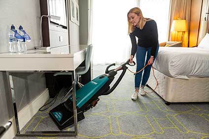 The new Valet Dual Motor Upright high-performance commercial upright vacuum cleaner, from Truvox International, is ideal for use in healthcare, education and office facilities