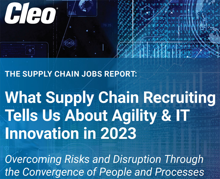 cleo supply chain jobs report