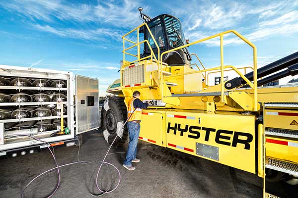 hyster container handler