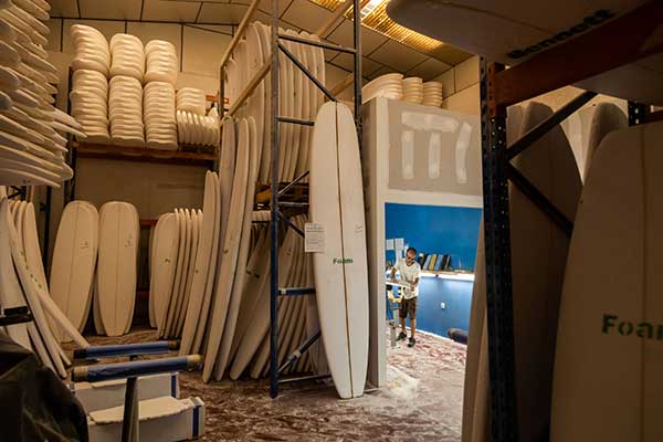 surfboard production