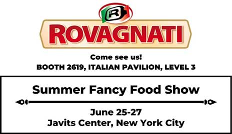 rovagnati summer fancy food show banner