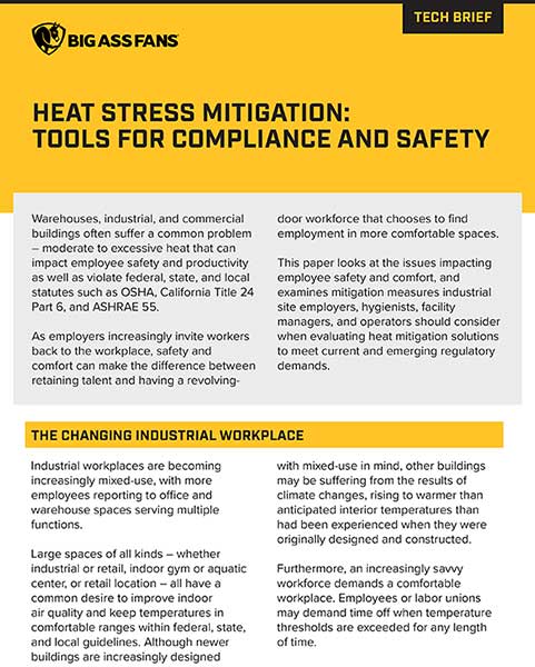 big ass fans heat stress mitigation tech brief tools and safety pg 1
