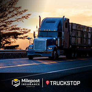 milepost truckstop partnership banner
