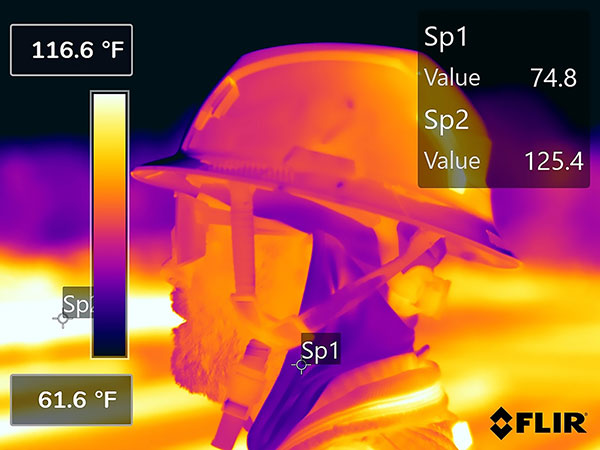 studson cooling helmet flir overlay