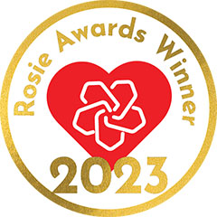 rosie awards winner 2023 badge web