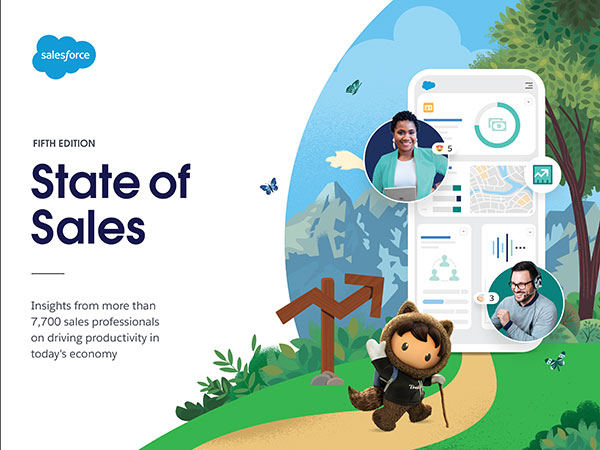 salesforce state of sales report cover