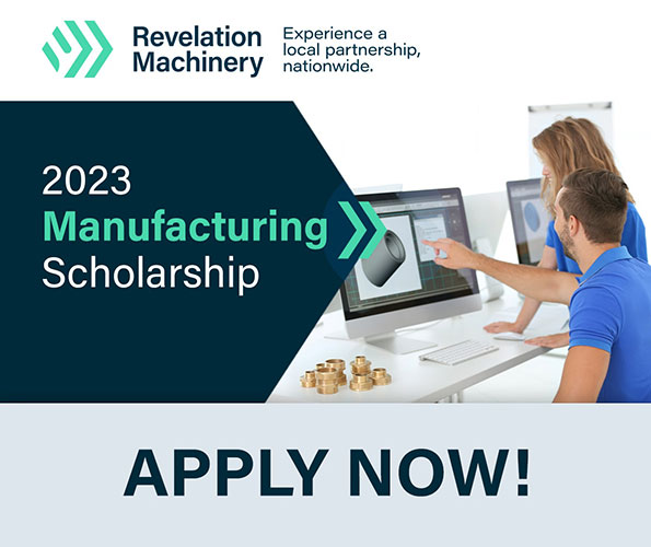 revelation machinery 2023 manufacturing scholarship