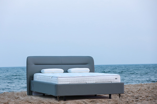 smart mattress at beach