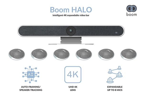 boom collaboration halo video bar highlights graphic