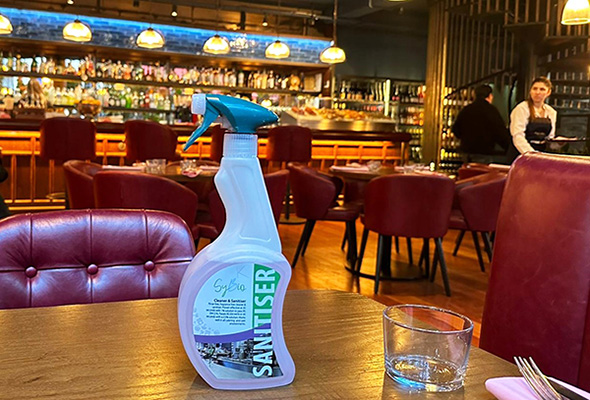 Burger & Lobster Sybron Simplicity sanitizer