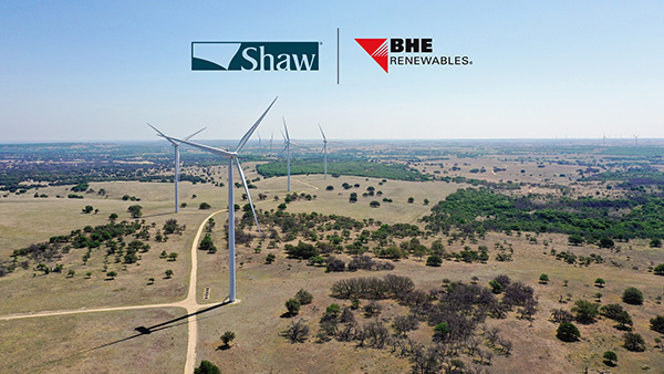shaw industries bhe renewables wind farm