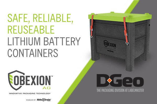 obexion lithium battery container
