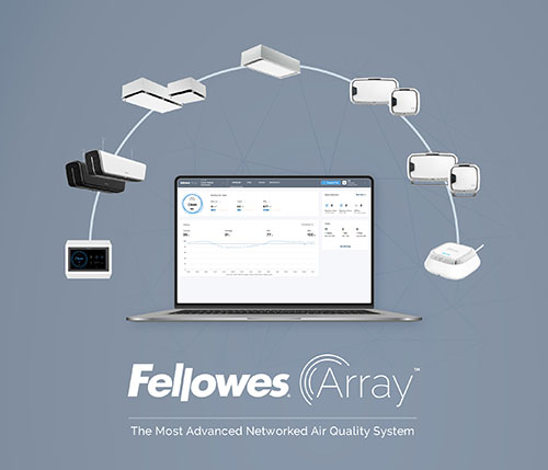 fellowes array air quality system lineup