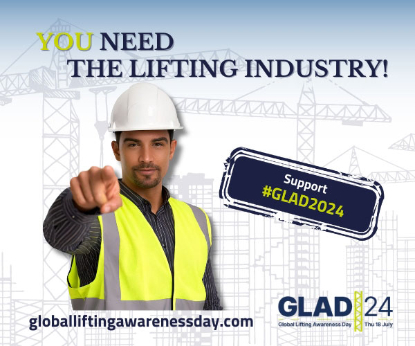 glad2024 you need the lifting industry banner