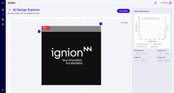 Ignion Oxion AI Design Explorer