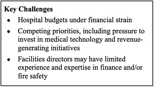 fire safety budget challenges