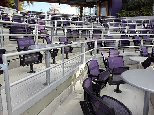 sightline commercial stadium seating