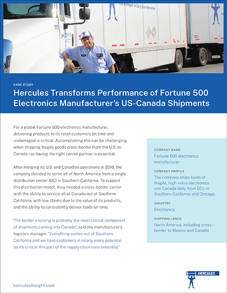 hercules electronics manufacturer case study
