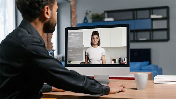 Staff training L&D with UneeQ digital humans.
