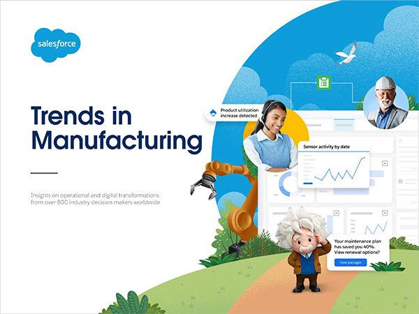 salesforce 2024 trends in manufacturing report