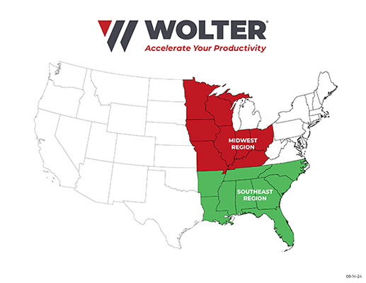 wolter regional usa map