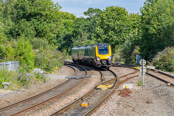 train on railway