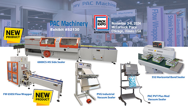 pac machinery pack expo new products