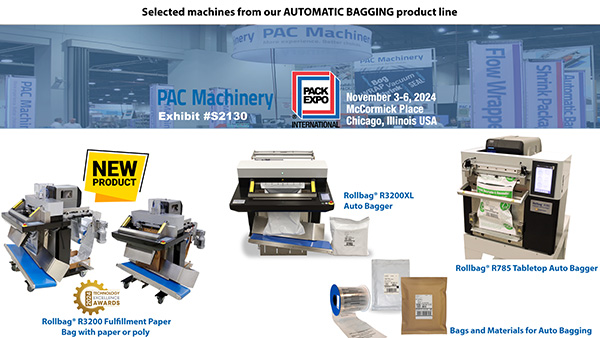 pac machinery pack expo new products