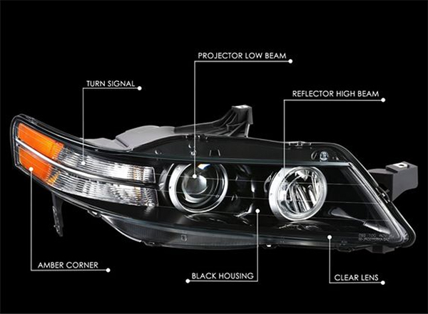 headlight molding