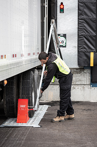 wheel-based vehicle restraint