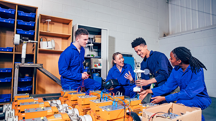 partnerships between K–12 schools and industry