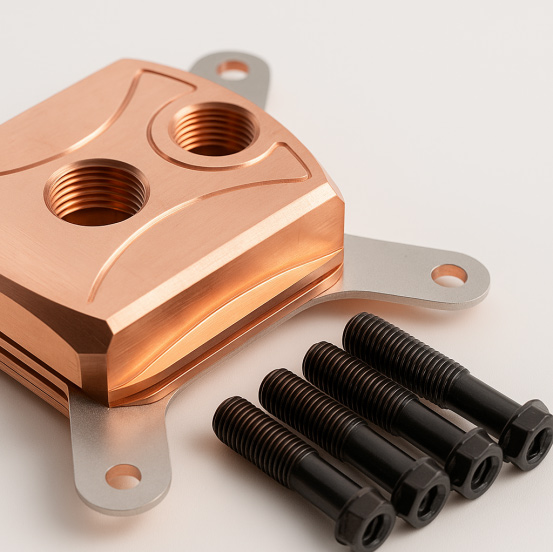 fluid channels machining