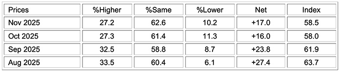 ism manufacturing pmi report nov 2025