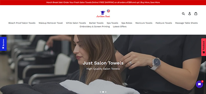 salon towels